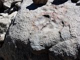 58 Milarepa Footprint Just Before Eastern Valley On Descent From Dolma La On Mount Kailash Outer Kora The trail passes another footprint of Milarepa just before reaching the eastern valley on the descent from the Dolma La.